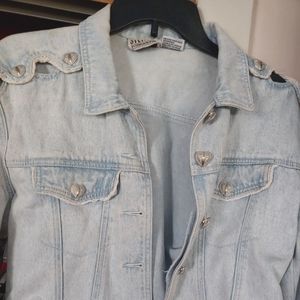 Jean jacket.  Retro early 90's vintage